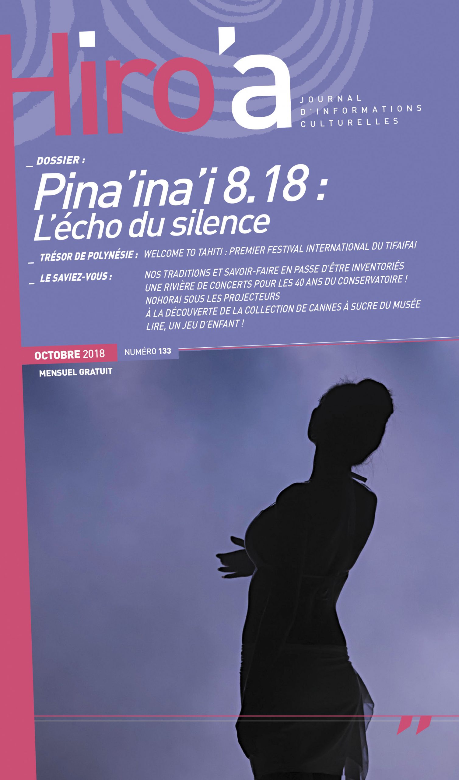 N 133 Pina Ina I 8 18 L Echo Du Silence Maison De La Culture De Tahiti Te Fare Tauhiti Nui